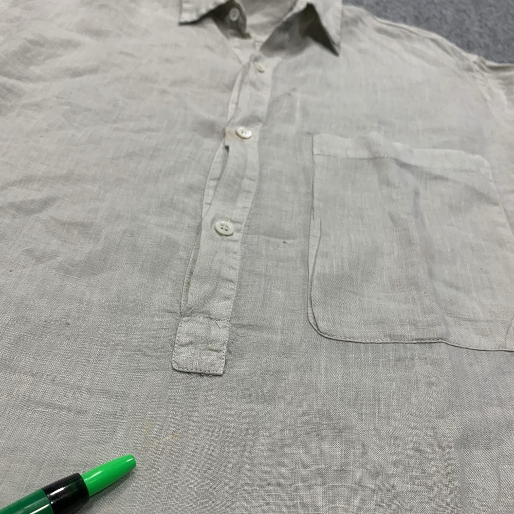 Barena Venezia Women's 100% Linen Shirt RELAXED FIT (ITALY Size 38) Size US 2 - Picture 5 of 15